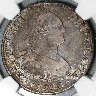 1800 NGC VF 25 Chile 4 Reales Rare 5k Spain Colonial Coin POP 1/1 (25110801C) - Image 1 of 4