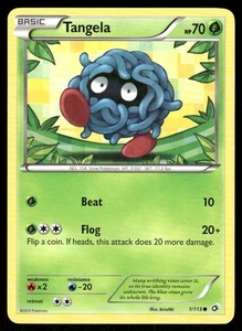 Pokemon Tcg Tangela #1 Pokemon Legendary Treasures LP - Picture 1 of 2