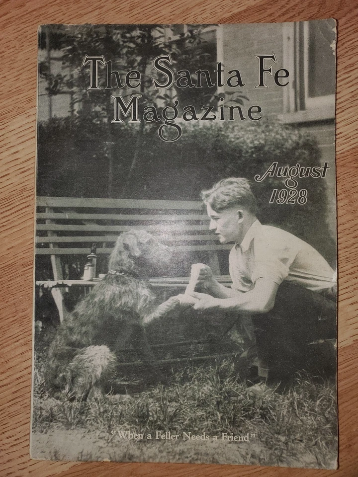 The Santa Fe Magazine- August 1928 - Image 1 of 1