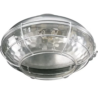 Quorum 1374-809 Hudson 9.75" Patio Light Kit in Galvanized - Image 1 of 2