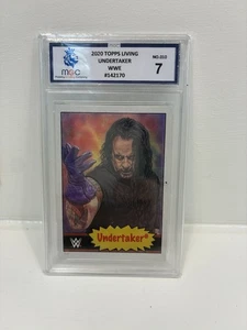2020 Topps Living WWE Undertaker #010 – MGC 7 Graded Wrestling Card - Picture 1 of 2