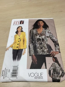 Vogue Pattern V1110 - Sandra Betzina - Today’s Fit - Jacket - All Sizes - Picture 1 of 3