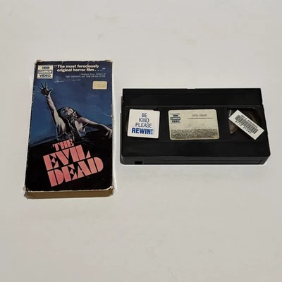 The Evil Dead VHS 1979 HBO Cannon Sam Raimi Bruce Campbell Horror Original - Image 1 of 4