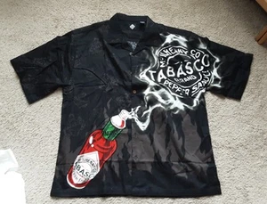 Tabasco Wärmflasche Motiv schwarz Kurzarm XXL Shirt - Bild 1 von 5