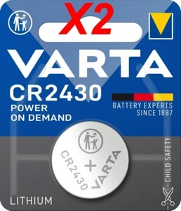 ★★★ 2x PILES BATTERIE VARTA CR2430 Piles Bouton 3V - Bild 1 von 1