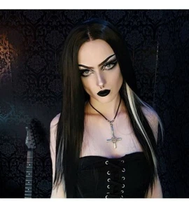 Earloop Highlight Long Straight Synthetic Lace Wig 22in - Picture 1 of 9