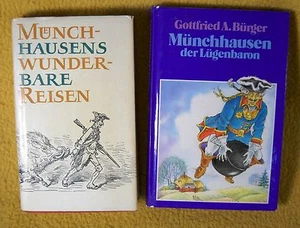 3 x Münchhausen in verschiedenen Ausgaben Sammlung Konvolut anitkes Bücherpaket - Imagen 1 de 1