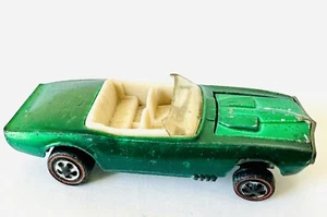 Hot Wheels Redline 1968 Custom Firebird US Green w White Interior Original Car - Picture 1 of 9