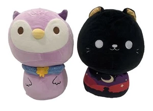 Peluche familiar de hongos Mewaii: gatito estrella de noche Kawaii y búho púrpura Kawaii 8"" - Imagen 1 de 14