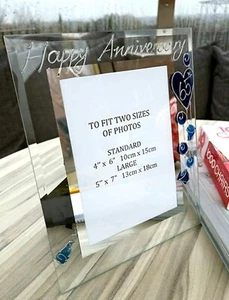 65th Wedding Anniversary Gift Photo: Frame Portrait (Flower) -Dreamair - Picture 1 of 1