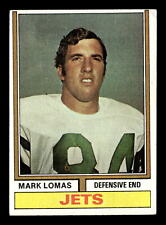 Mark Lomas 1974 Topps #455 New York Jets Ex