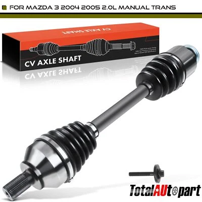 New CV Axle Assembly for Mazda 3 2004-2005 L4 2.3L Manual Trans Front Passenger - Image 1 of 4