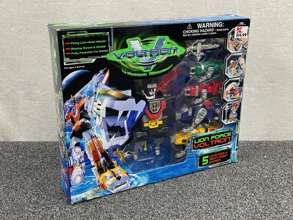 Trendmasters 1998 Lion Force Voltron The Third Dimension NIB NEW RARE UNOPENED - Image 1 of 4