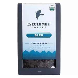 Bleu Dark Roast Whole Bean Coffee - 12 Ounce Pack of 1 - Notes of Cocoa Macad... - Picture 1 of 3