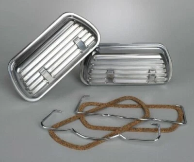 EMPI 9138 VW clip en cubiertas de válvula aluminio VW bug valve cubiertas duna buggy VW autobús Foto 1 de 3