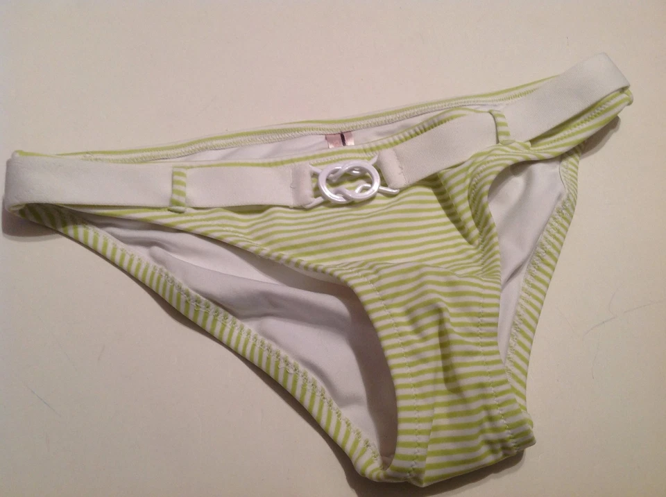 Victoria's Secret VS Swim Little Thong Bikini Bottom S Small Stripe Oh529