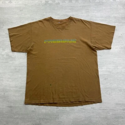 Vintage 90s Freshjive Shirt Size Large Brown Spell Out Logo Skater Hip Hop - Image 1 of 4