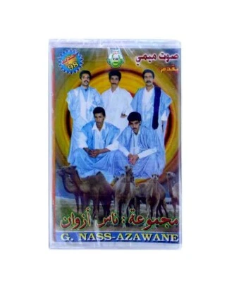 Group Nass Azawane Arabic  Hassany Music Cassette Tape مجموعة ناس أزوان - Image 1 of 3