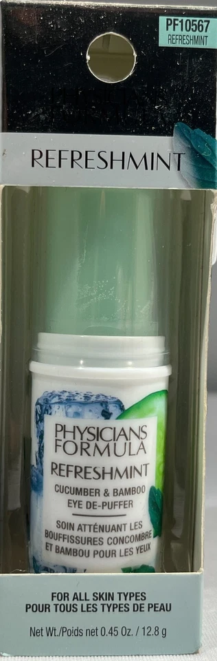 2x Physicians Formula Refreshmint Cucumber & Bamboo Eye De-puffer