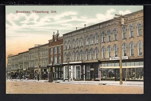 Broadway Ansichtskarte Tillsonburg Ontario - Oxford County - Bild 1 von 2