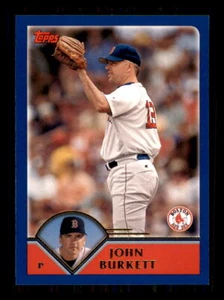2003 Baseball Topps John Burkett Boston Red Sox #444 - Picture 1 of 2