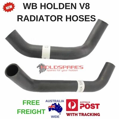 WB HOLDEN V8 RADIATOR HOSES TOP & BOTTEM 253 308 4.2  5.0 LTR  STATESMAN UTE VAN - image 1 of 2