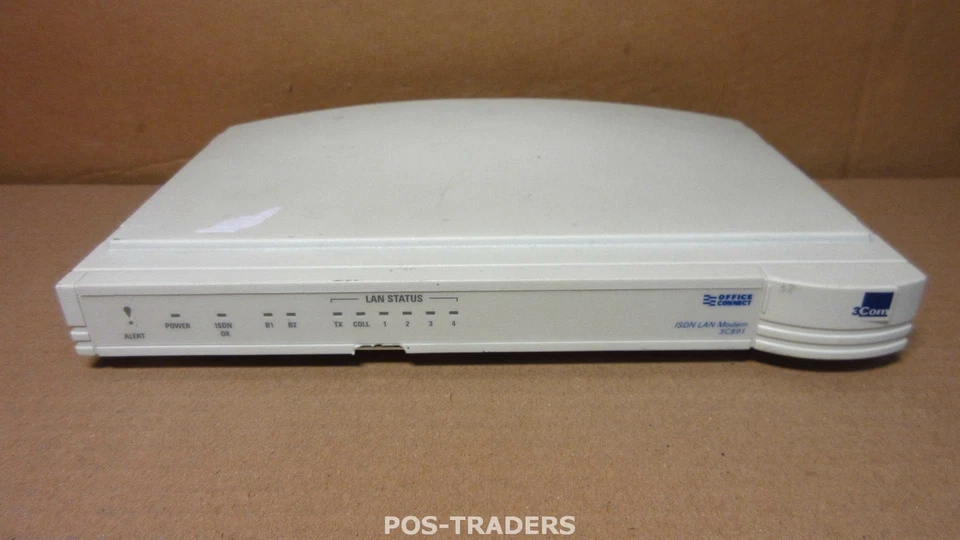 3Com 3C891 OfficeConnect ISDN LAN 4X 10BASE-T Modem ST Interface EXCL PSU - Image 1 of 3