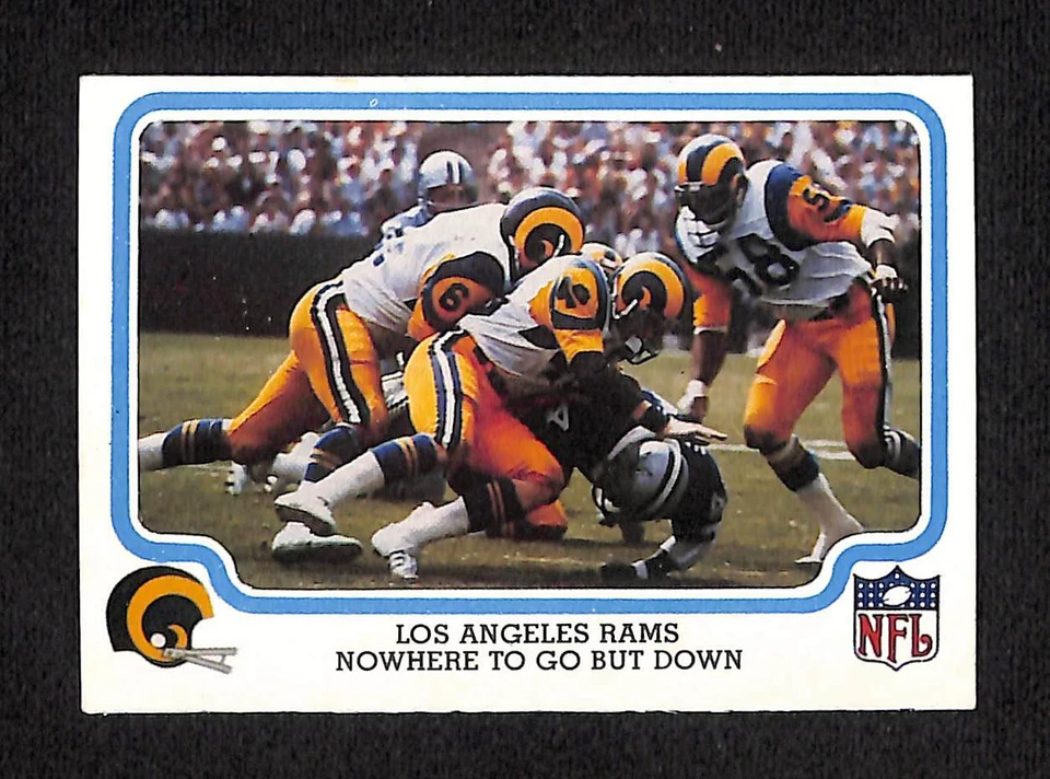 1979 Fleer Los Angeles Rams Nowhere To Go But Down Card #26  - Image 1 of 1