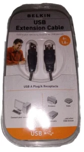 Belkin F3U134v06 USB Extension Cable 6ft NEW - Picture 1 of 2