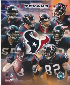Archivo fotográfico de licencia NFL HOUSTON TEXANS TEAM 2003 8X10 - Imagen 1 de 1