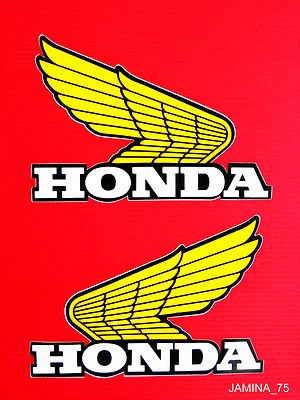 Honda Wing XR75 XR80 XR100 XR250 XR350 XR500 XR Fuel Gas Tank Decal Sticker      Foto 1 de 2