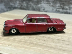 Vintage 1967 Matchbox Lesney England Red Rolls Royce Silver Shadow #24 - Picture 1 of 16
