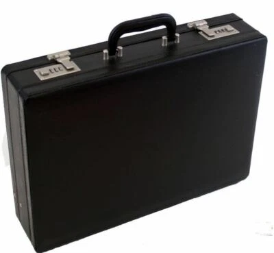 Executive Faux Leather Business Briefcase Attache Travel Case Office Work Bag - Image 1 of 4