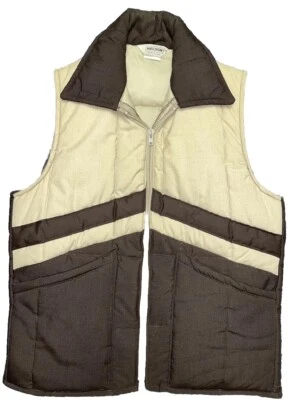 Chaleco Nelson de Colección Años 70 80 Para Hombre con Cremallera Hecho en EE. UU. Talla S M Foto 1 de 3
