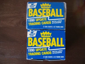 1990 FLEER UPDATE BASEBALL FACTORY SET LOT OF 2 READ DESCRIPTION!!! - Picture 1 of 1