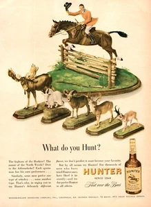 1948 Hunter Whiskey Print Ad Vintage - Picture 1 of 2