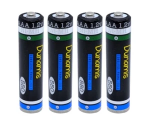 Dunamis Rechargeable NiMH 1.2v 550 mAh AAA Cordless Phone Replacement Batteries - Picture 1 of 4