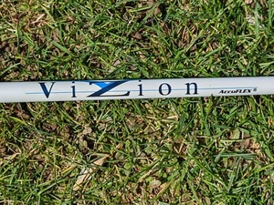 AccuFLEX Vizion Ultralite Wood Shaft - 55 S Gram - White - 46 inches - Picture 1 of 6
