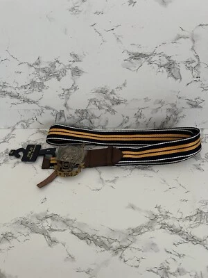 Polo Ralph Lauren Tigre Hebilla Rayas Cinturón Universitario Polo Country Hombre’s Talla 42 Foto 1 de 4
