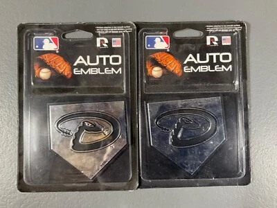 Arizona Diamondbacks Auto Car Emblem Decal Chrome MLB Baseball - LOT OF 2 - Image 1 of 4