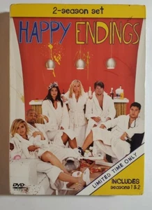 Happy Endings: The Complete First and Second Seasons (DVD, 2012, 4-Disc Set) TV - Picture 1 of 3