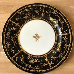 Lovely Special Edition Hammersley Black Bamboo Dinner or Cabinet Plate - Picture 1 of 6
