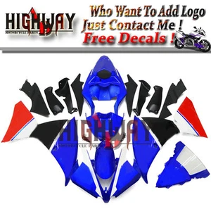 Fairings Fit Yamaha 12-14 YZF-R1 2012-2014 Injection Fairing Kit Blue Black Red - Picture 1 of 6