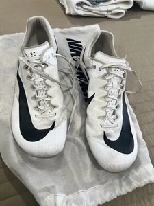 Nike Zoom Rival Sprint White Track Sprint Spikes Style DC8753-100 Mens Size 11.5 - Picture 1 of 4
