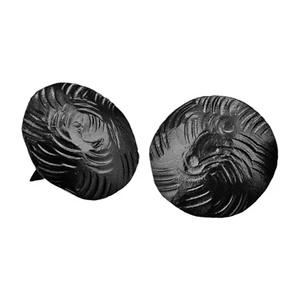 50 Pack 1" Iron Clavos Decorative Rustic Nail Tack For Furniture Wavy Pattern - Picture 1 of 7