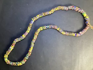 Antique African Trade Beads Long 35 1/4 in #4 - Picture 1 of 5