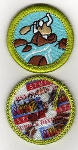 Distintivo al merito dell'acqua bianca, tipo J, retro "Scout Stuff" (2002-10), come nuovo! - Foto 1 di 1