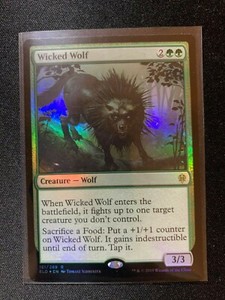 Wicked Wolf 181/269 - Foil Throne of Eldraine NM+ MTG Magic Card