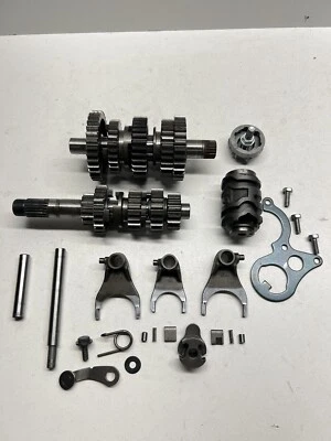 Honda CR125R 1998 transmisión transmisión tranny ejes de engranajes OEM Foto 1 de 4
