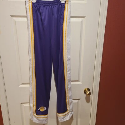 Pantalones de calentamiento/desgarro púrpura de la NBA de Los Angeles Lakers - para mujer talla XL (16/18) Foto 1 de 4
